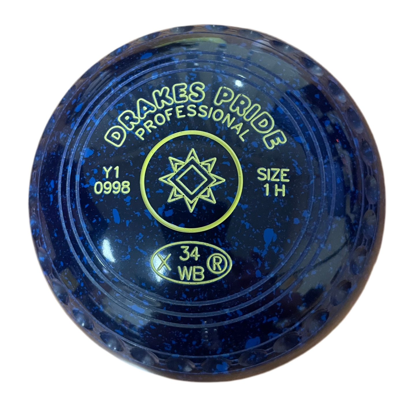 Drakes Pride Professional 1H Blue Blue Geometric Emblem