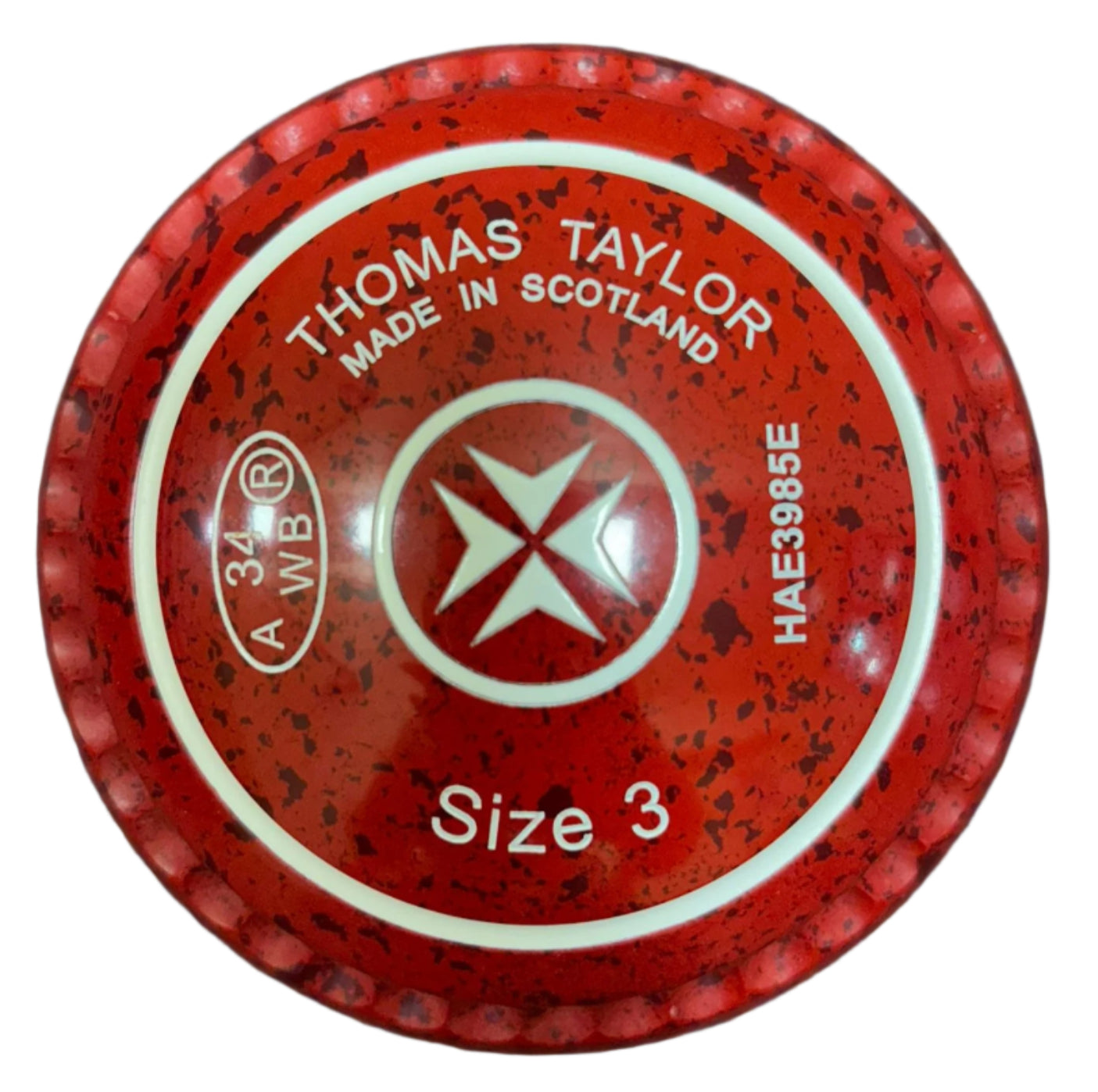 Taylor Ace 3H Cherry Red Geometric Emblem Xtreme Grip
