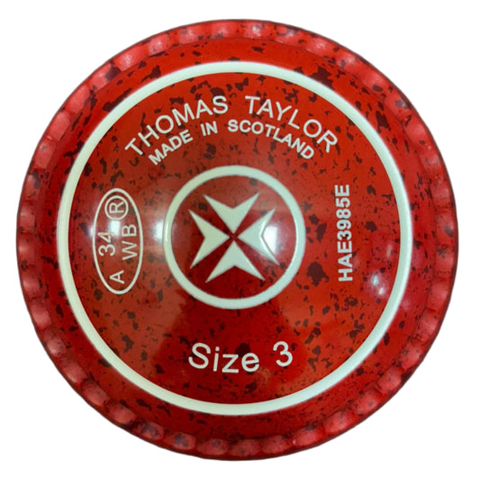 Taylor Ace 3H Cherry Red Geometric Emblem Xtreme Grip