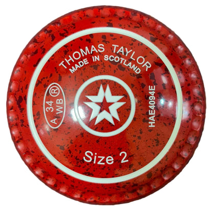 Taylor Ace 2H Cherry Red Geometric Emblem Xtreme Grip