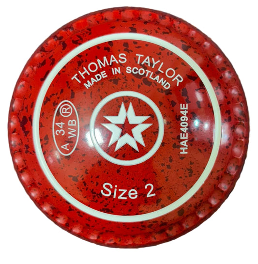 Taylor Ace 2H Cherry Red Geometric Emblem Xtreme Grip