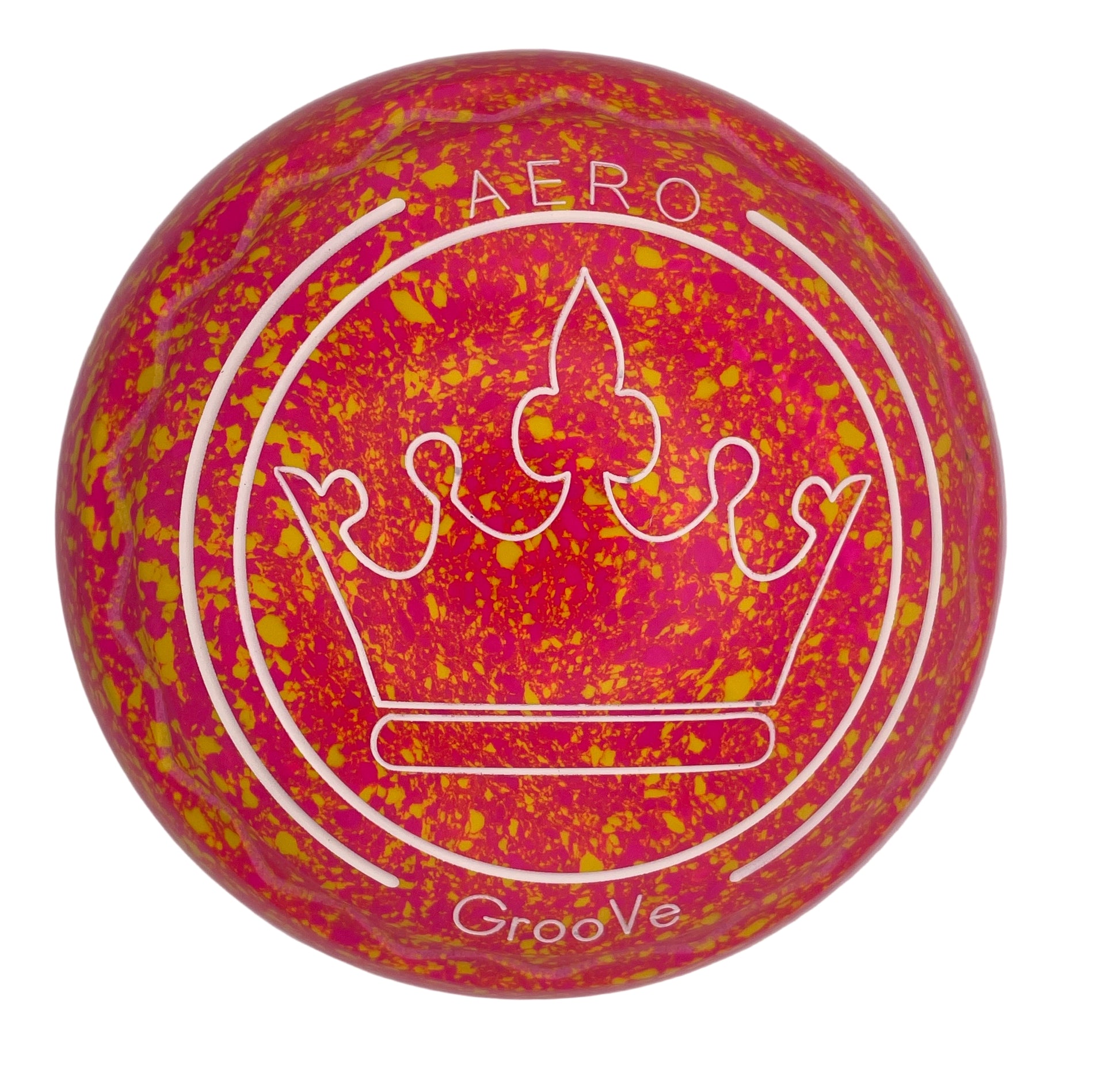 Aero Groove 2H Speckled Tequila Z-Scoop Crown Emblem Front 