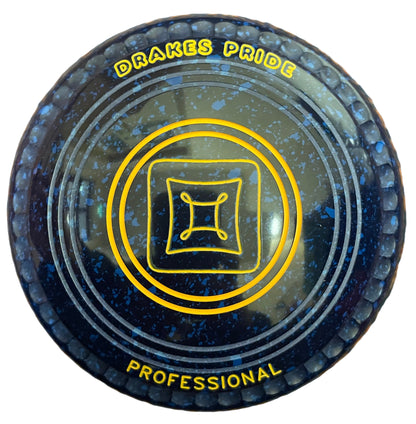 Drakes Pride Pro 50 00H Blue Blue Geometric Emblem BACK