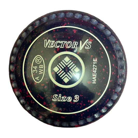 Taylor Vector Vs 3H Dark Blue Magenta Geometric Emblem Xtreme Grip Front