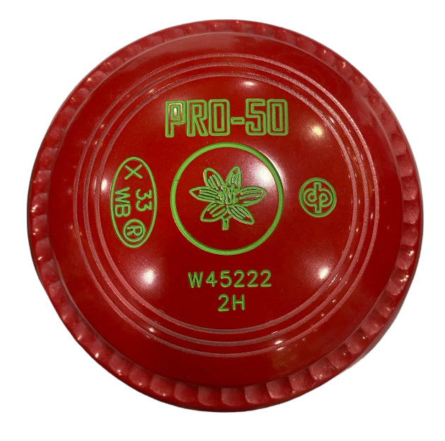 Drakes Pride Pro 50 2H Solid Red Plant Emblem