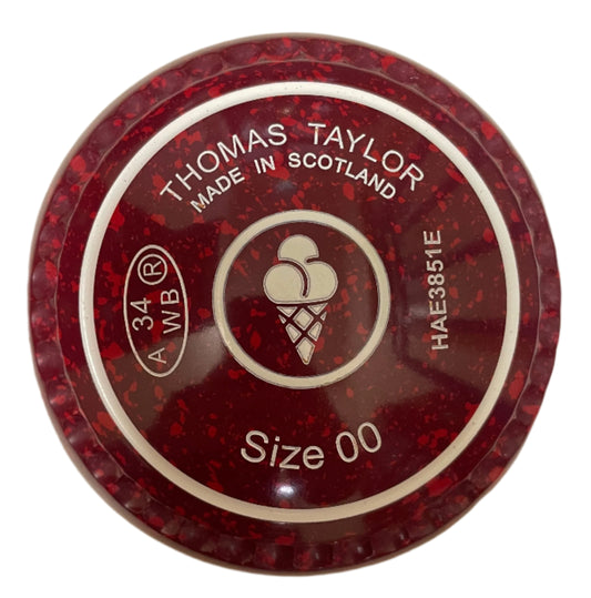 Taylor Ace 00H Maroon Red Ice Cream Emblem Xtreme Grip