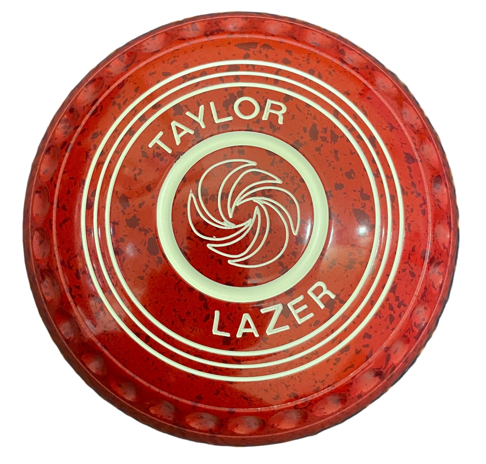 Taylor Lazer 1H Cherry Red Geometric Emblem Back
