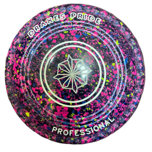 Drakes Pride Pro 50 3H Blue Blue Fluorescent Harlequin Geometric Emblem