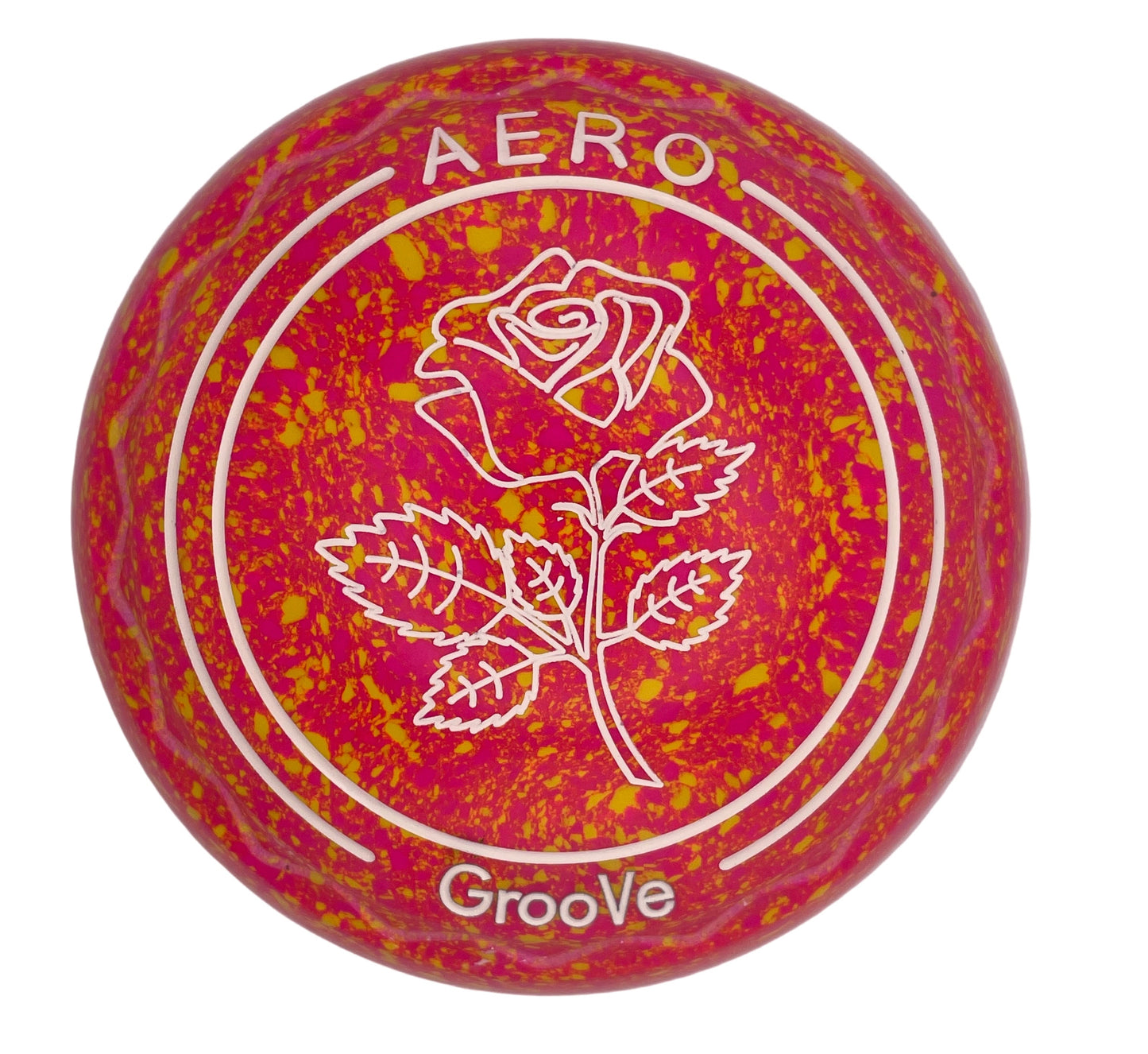 Aero Groove 1H Speckled Tequila Z-Scoop Rose Emblem Front 