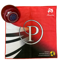 Load image into Gallery viewer, Potters Exclusive World Championships 2025 Bowls Cloth - Red
