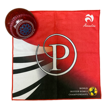 Load image into Gallery viewer, Potters Exclusive World Championships 2025 Bowls Cloth - Red
