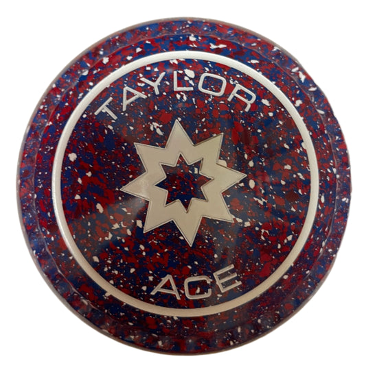 Taylor Ace 1H Red Blue White Geometric Emblem Xtreme Grip