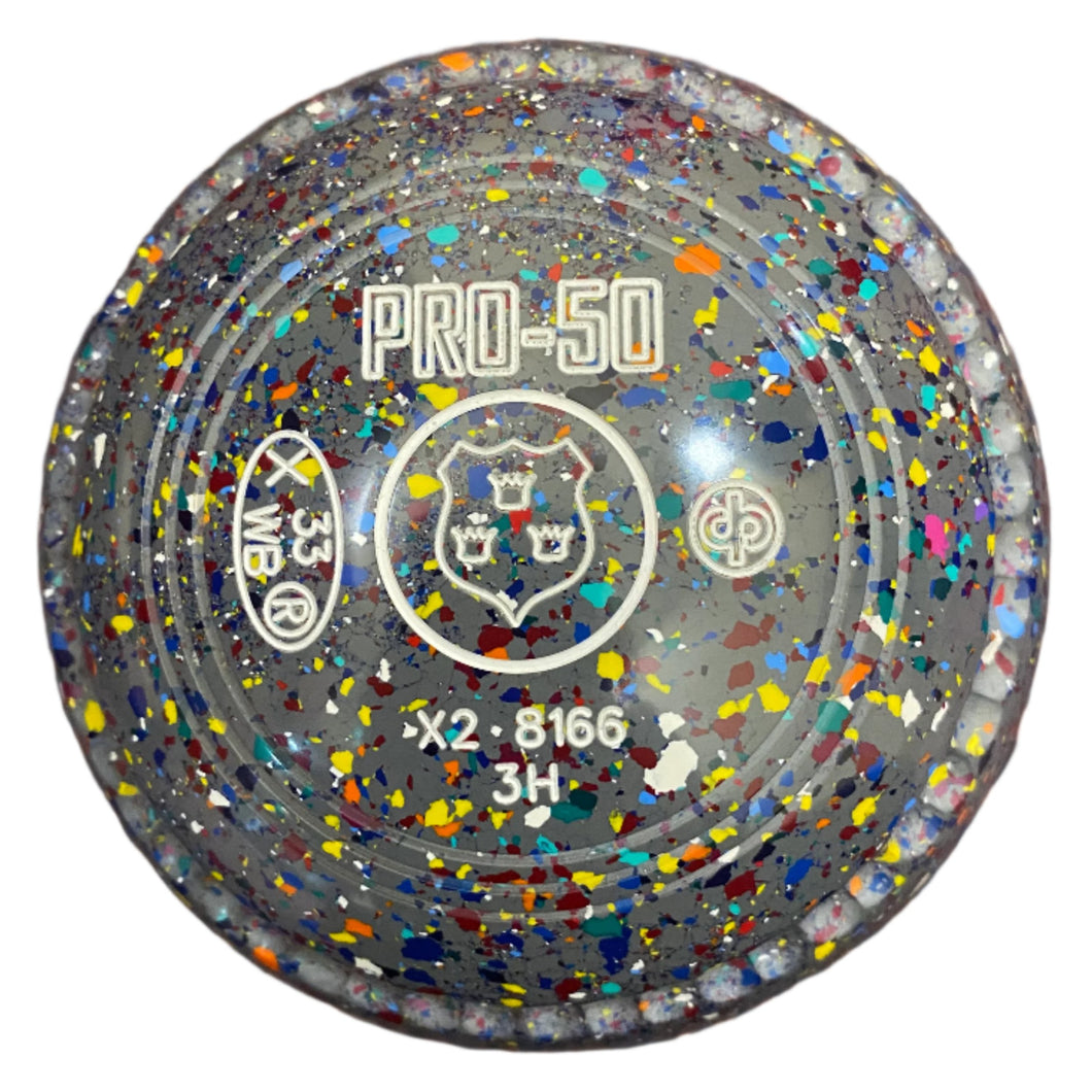 Drakes Pride Pro 50 3H Grey Harlequin Shield Emblem