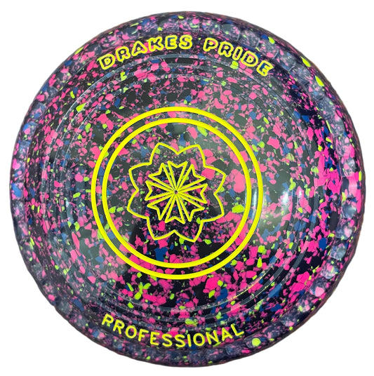Drakes Pride Pro 50 2H Blue Blue Fluorescent Geometric Emblem BACK