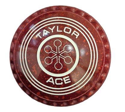 Taylor Ace 1H Maroon Red Geometric Emblem