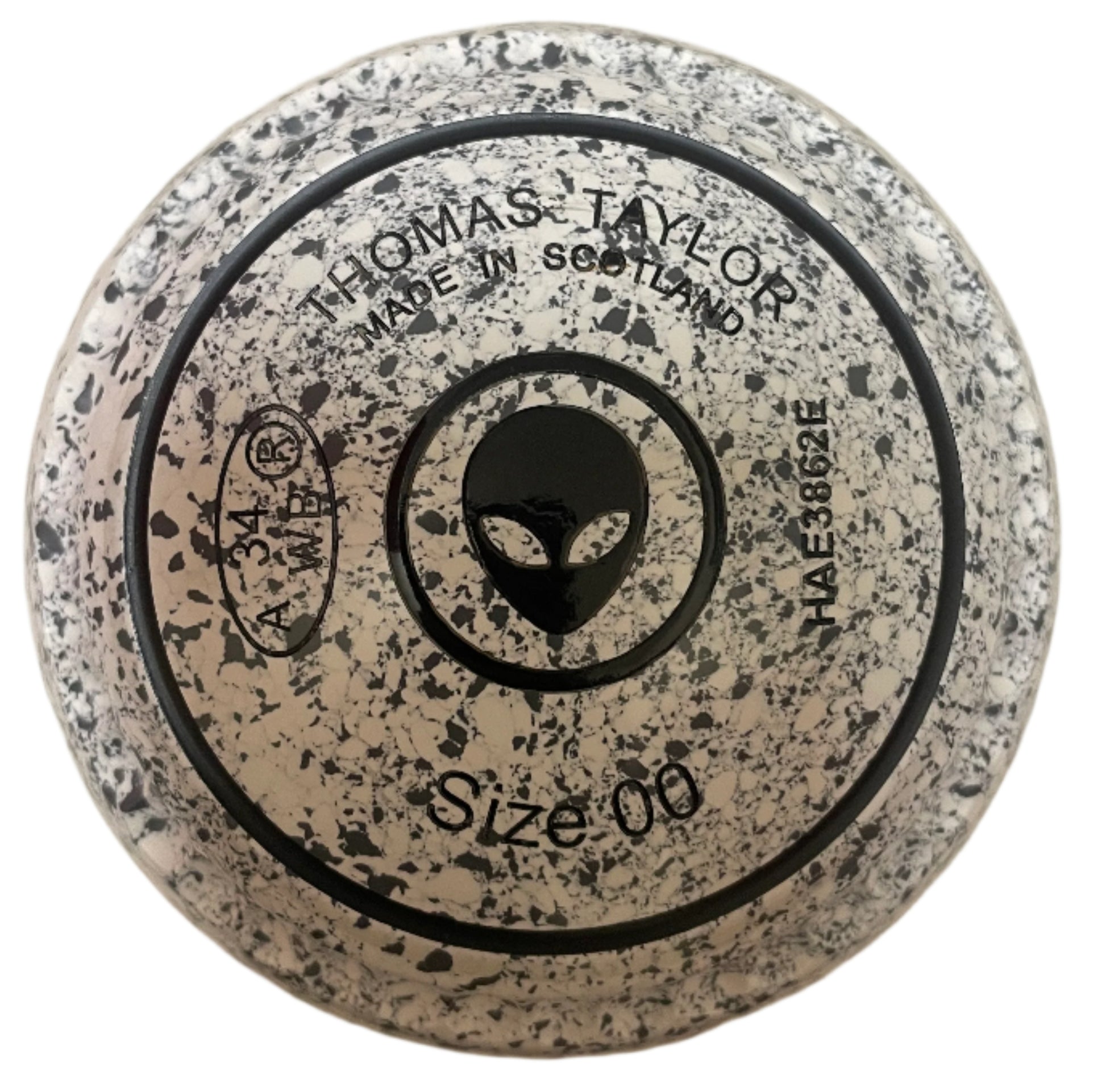 Taylor Ace 00H White Steel Alien Emblem Xtreme Grip