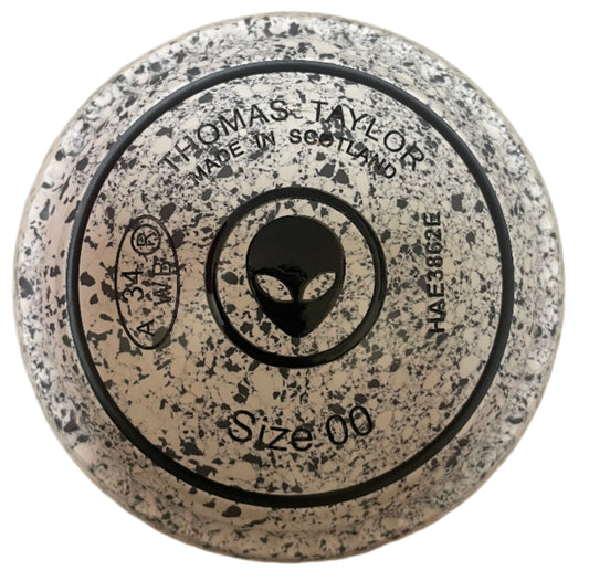 Taylor Ace 00H White Steel Alien Emblem Xtreme Grip