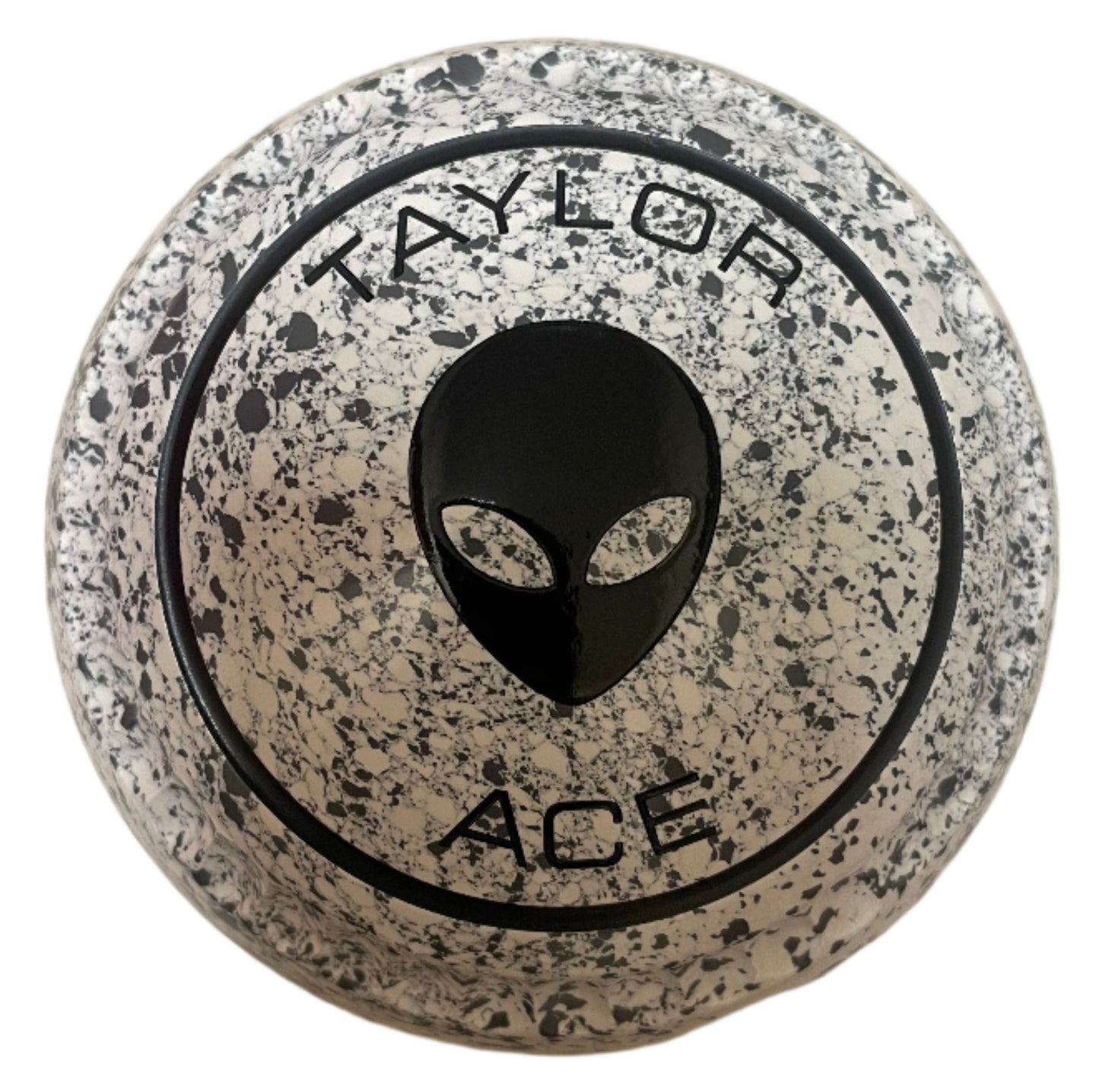 Taylor Ace 00H White Steel Alien Emblem Xtreme Grip