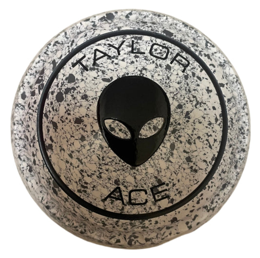 Taylor Ace 00H White Steel Alien Emblem Xtreme Grip