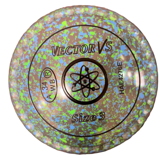 Taylor Vector Vs 3H Iced Lime Geometric Atom Emblem Xtreme Grip