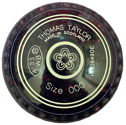 Taylor Ace 000H Dark Blue Magenta Flower Emblem