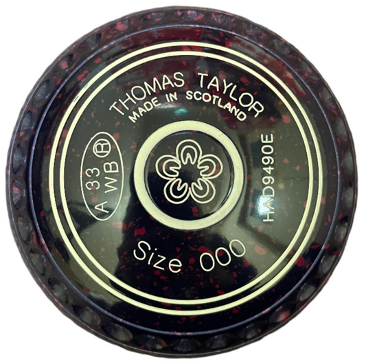 Taylor Ace 000H Dark Blue Magenta Flower Emblem