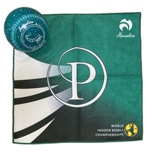 Load image into Gallery viewer, Potters Exclusive World Championships 2025 Bowls Cloth - Green
