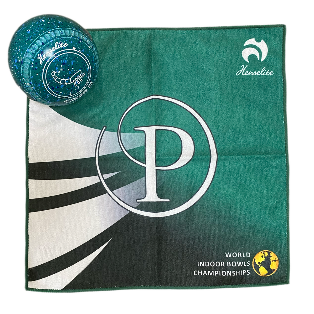 Potters Exclusive World Championships 2025 Bowls Cloth - Green