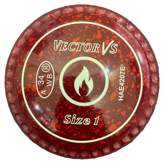 Taylor Vector Vs 1H Maroon Red Flame Emblem Xtreme Grip FRONT