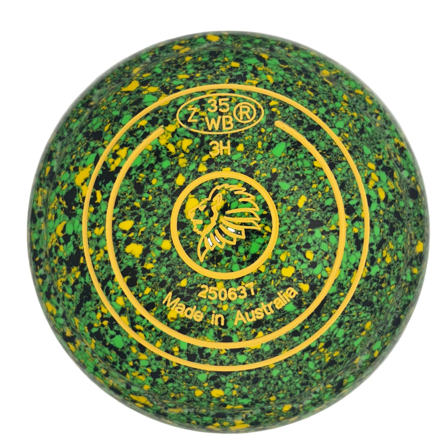 Aero Groove 3H Speckled Jungle Z-Scoop Lionhead Emblem Back