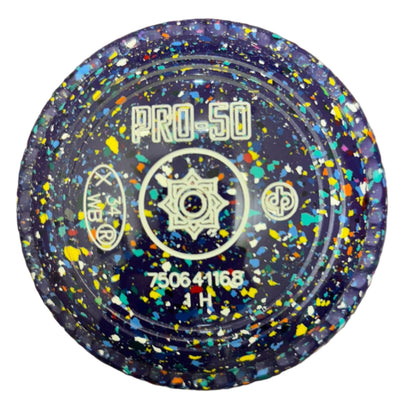 Drakes Pride Pro 50 1H Purple Harlequin Geometric Emblem