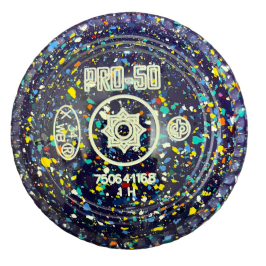 Drakes Pride Pro 50 1H Purple Harlequin Geometric Emblem