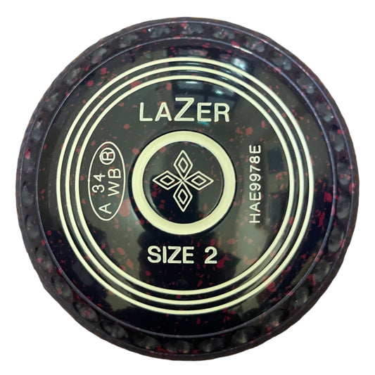 Taylor Lazer 2H Dark Blue Magenta Geometric Embelm
