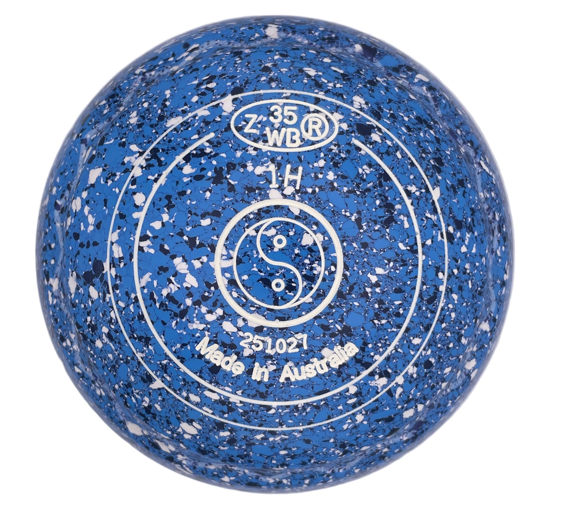 Aero Groove 1H Speckled Sharks Z-Scoop Ying Yang  Emblem  Back 