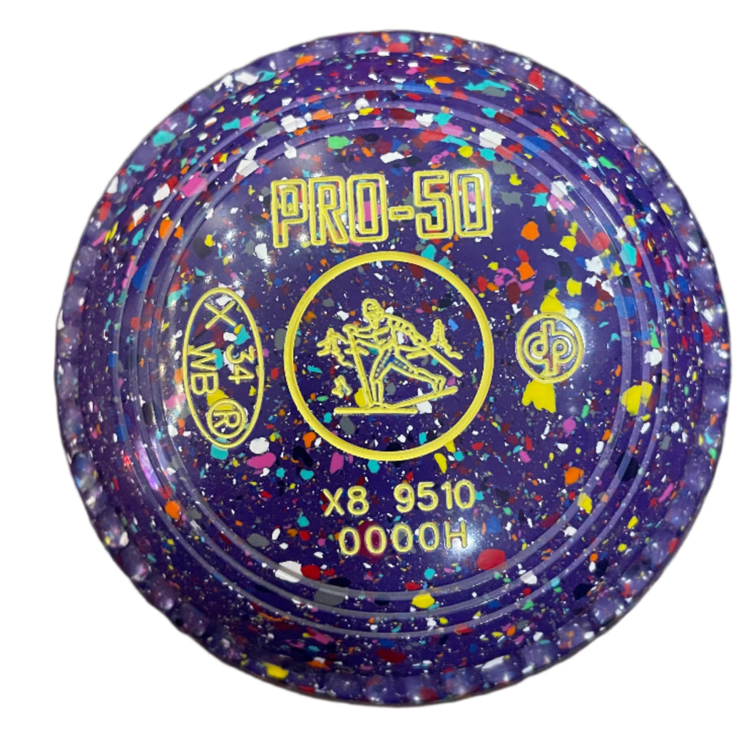 Drakes Pride Pro 50 0000H Purple Harlequin Ski Emblem