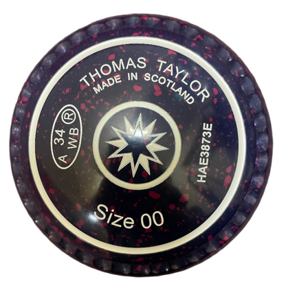 Taylor Ace 00H Dark Blue Magenta Starburst FRONT