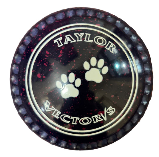 Taylor Vector Vs 00H Dark Blue Magenta Paws Emblem Xtreme Grip
