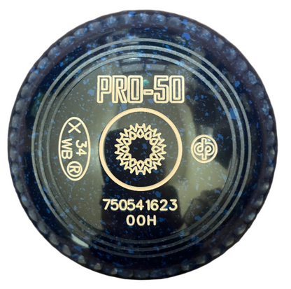 Drakes Pride Pro 50 00H Blue Blue Geometric Emblem