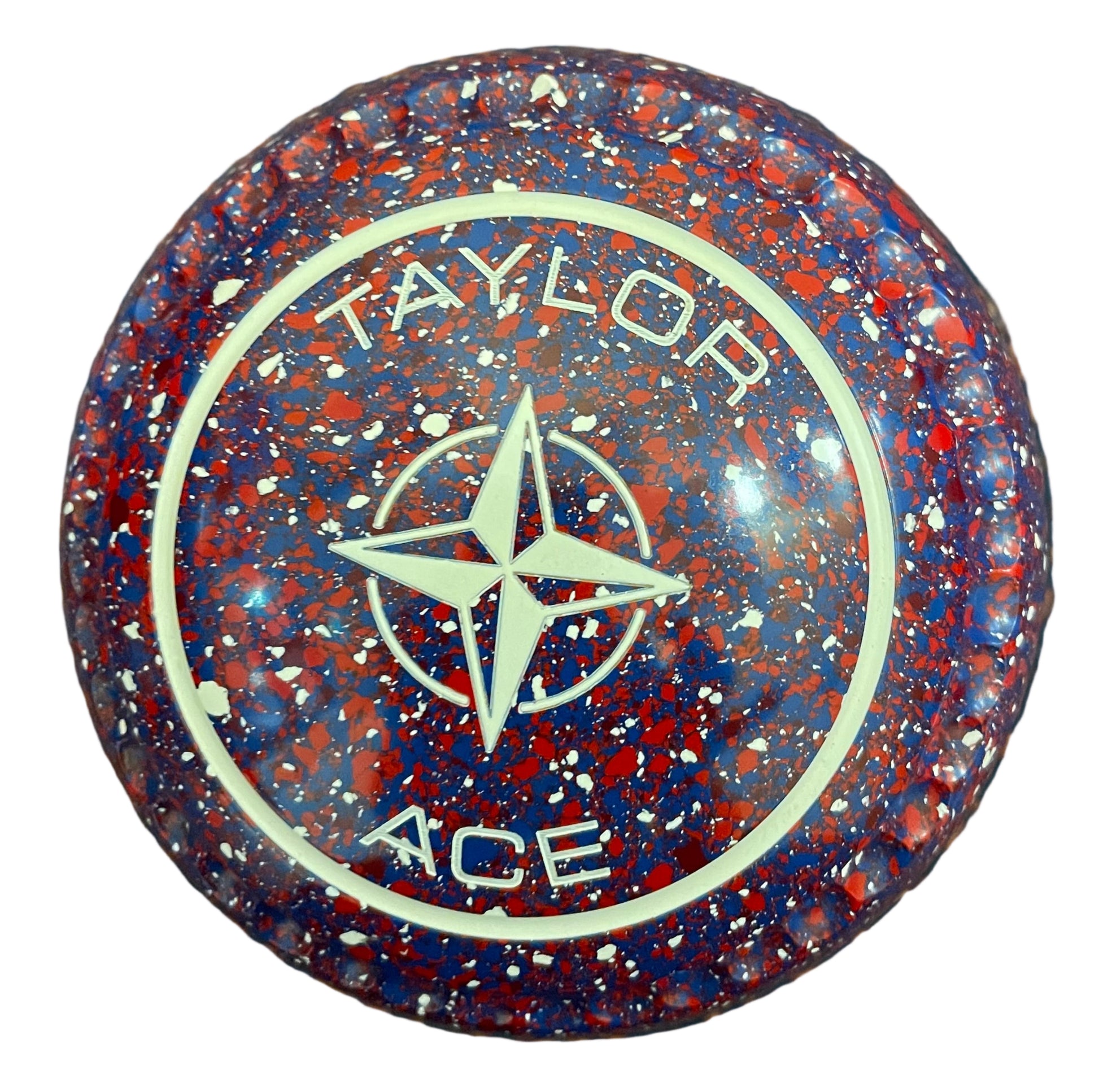 Taylor Ace 3H Red White Blue Geometric Emblem Xtreme Grip Back