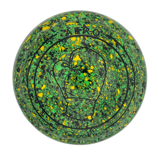 Aero Groove 2H Speckled Jungle Z-Scoop Boxing Glove Emblem Front 