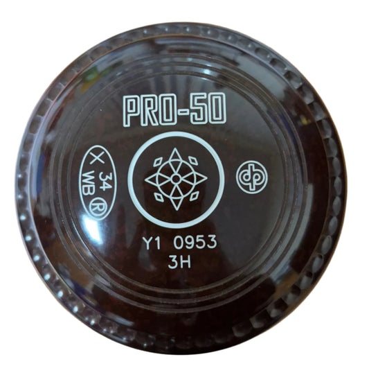 Drakes Pride Pro 50 3H Brown Geometric Emblem