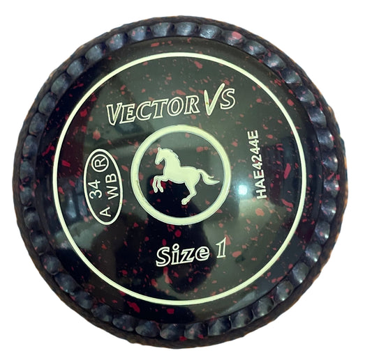 Taylor Vector Vs 1H Dark Blue Magenta Horse Emblem Xtreme Grip Front 