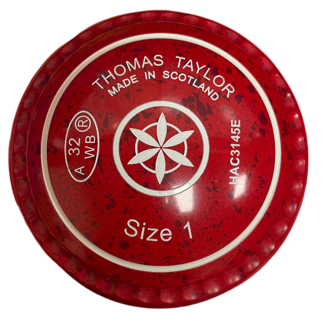 Taylor Ace 1H Cherry Red Geometrical Emblem Xtreme Grip WB32 (Second Hand )