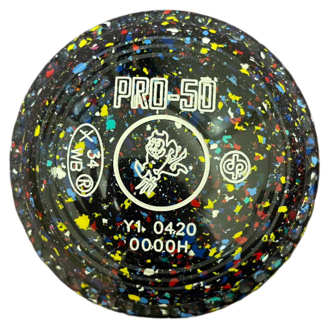 Drakes Pride Pro 50 0000H Black Harlequin Devil Emblem