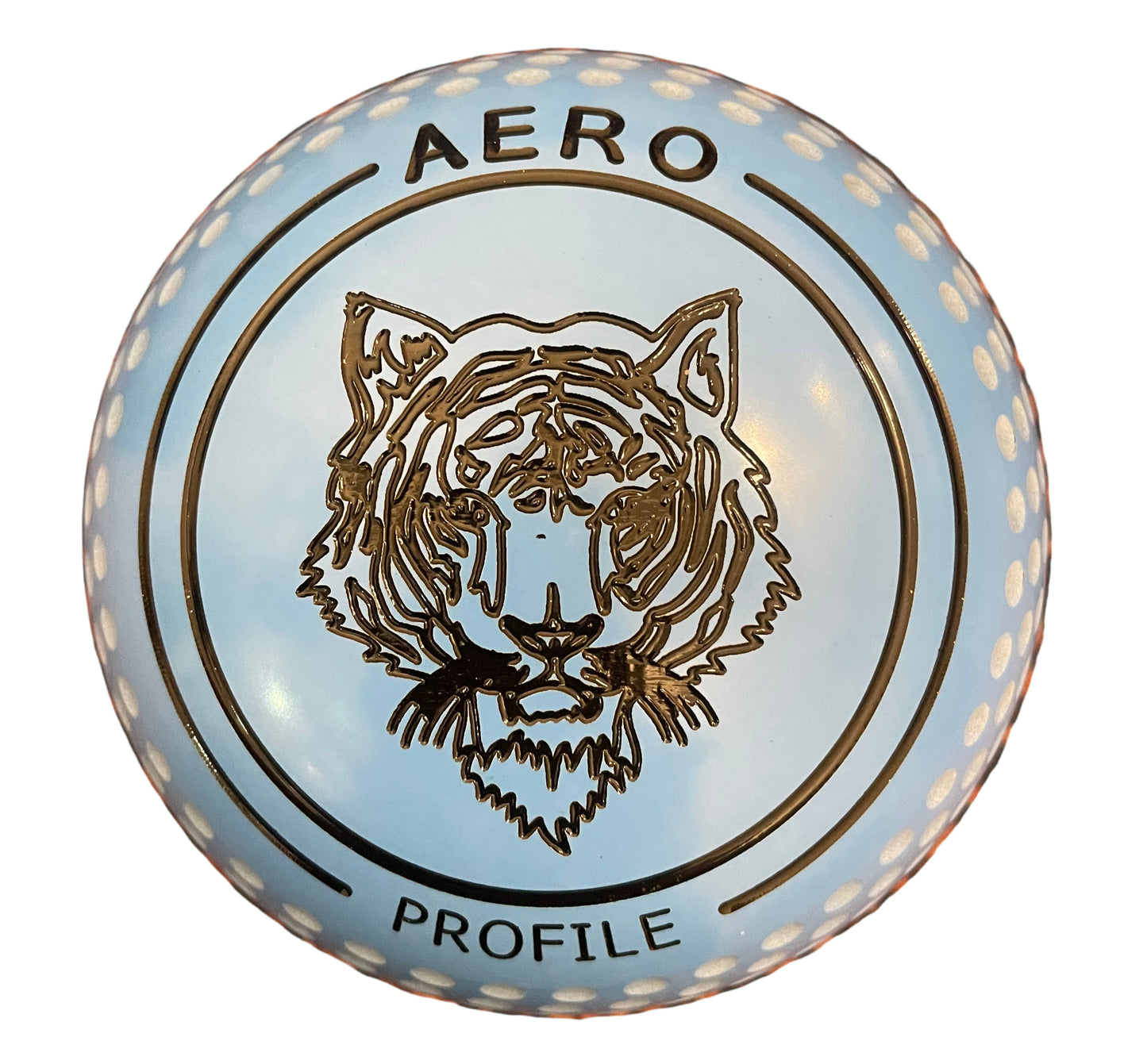 Aero Profile 1.5H Sky Blue Tiger Emblem Dimple Grip BACK