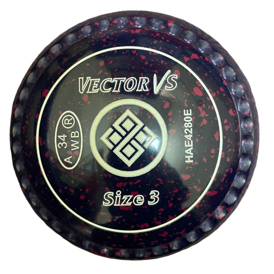 Taylor Vector Vs 3H Dark Blue Magenta Geometric Emblem Xtreme Grip  Front