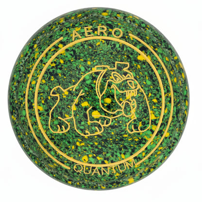 Aero Quantum 3H Speckled Jungle Z-Scoop Bulldog Emblem Front 