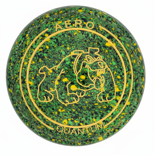 Aero Quantum 3H Speckled Jungle Z-Scoop Bulldog Emblem Front 