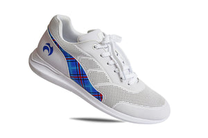 Henselite Gents HM74 Sport Shoe White Tartan