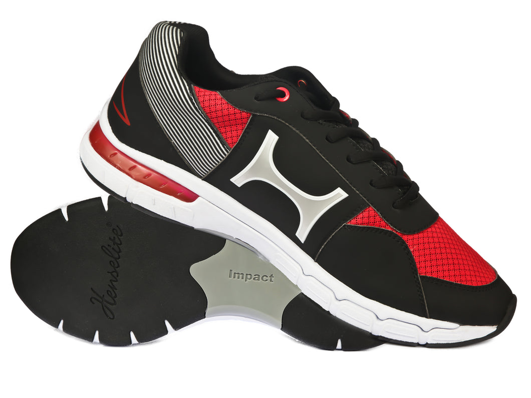 Henselite Gents Shoe Impact M100 - Black Red